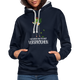 Frauen und Pflanzen Nur noch eine Pflanze Versprochen Kontrast-Hoodie - Navy/Grau meliert