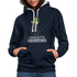 Frauen und Pflanzen Nur noch eine Pflanze Versprochen Kontrast-Hoodie - Navy/Grau meliert