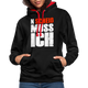 N'Scheiß Muss Ich Lustig Sarkastischer Kontrast-Hoodie - Schwarz/Rot