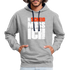 N'Scheiß Muss Ich Lustig Sarkastischer Kontrast-Hoodie - Grau meliert/Navy