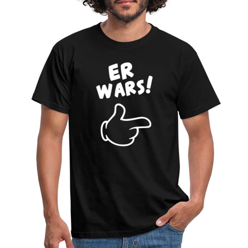 Lustig ER WARS Sarkastisches T-Shirt - Schwarz