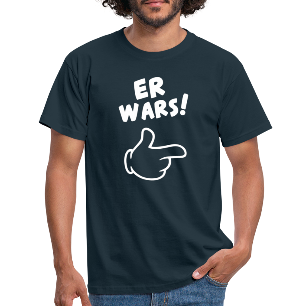 Lustig ER WARS Sarkastisches T-Shirt - Navy