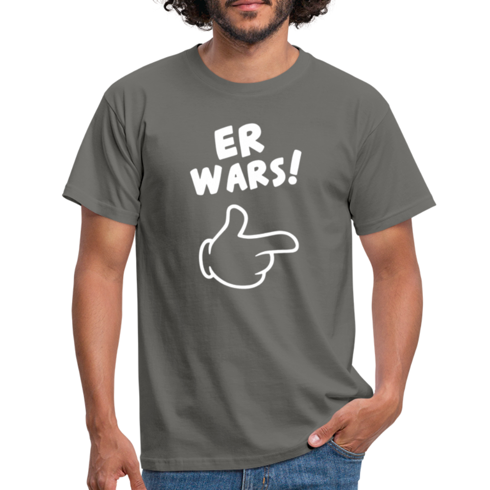 Lustig ER WARS Sarkastisches T-Shirt - Graphit