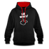 Lustig ER WARS Sarkastischer Kontrast-Hoodie - Schwarz/Rot