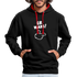 Lustig ER WARS Sarkastischer Kontrast-Hoodie - Schwarz/Rot