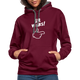 Lustig ER WARS Sarkastischer Kontrast-Hoodie - Weinrot/Anthrazit