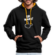 Lustig ER WARS Sarkastischer Kontrast-Hoodie - Schwarz/Gold