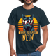 Lustige Katze Mittelfinger bevor du fragst NEIN T-Shirt - Navy