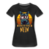 Lustige Katze Mittelfinger bevor du fragst NEIN Frauen Premium T-Shirt - Schwarz