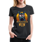 Lustige Katze Mittelfinger bevor du fragst NEIN Frauen Premium T-Shirt - Schwarz