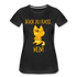 Lustige Katze Keine Lust bevor du fragst NEIN Frauen Premium T-Shirt - Schwarz