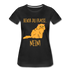 Grummelige Katze Keine Lust bevor du fragst NEIN Frauen Premium T-Shirt - Schwarz