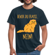 Grummelige Katze Keine Lust bevor du fragst NEIN T-Shirt - Navy