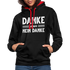 Danke aber NEIN DANKE Lustiges Sarkastischer Hoodie - Schwarz/Rot