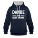 Danke aber NEIN DANKE Lustiges Sarkastischer Hoodie - Navy/Grau meliert