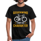 Fahrrad Fahrer Gegenwind formt den Charakter T-Shirt - Schwarz