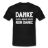 Danke aber NEIN DANKE Lustiges Sarkastisches T-Shirt - Schwarz