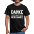 Danke aber NEIN DANKE Lustiges Sarkastisches T-Shirt - Schwarz