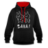 Anime Hasen BAKA Lustiges Hoodie - Schwarz/Rot