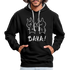 Anime Hasen BAKA Lustiges Hoodie - Schwarz/Grau meliert