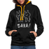 Anime Hasen BAKA Lustiges Hoodie - Schwarz/Gold