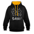 Anime Hasen BAKA Lustiges Hoodie - Schwarz/Gold