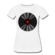 Vintage Schallplatte Retro Vinyl Frauen Premium T-Shirt - Weiß