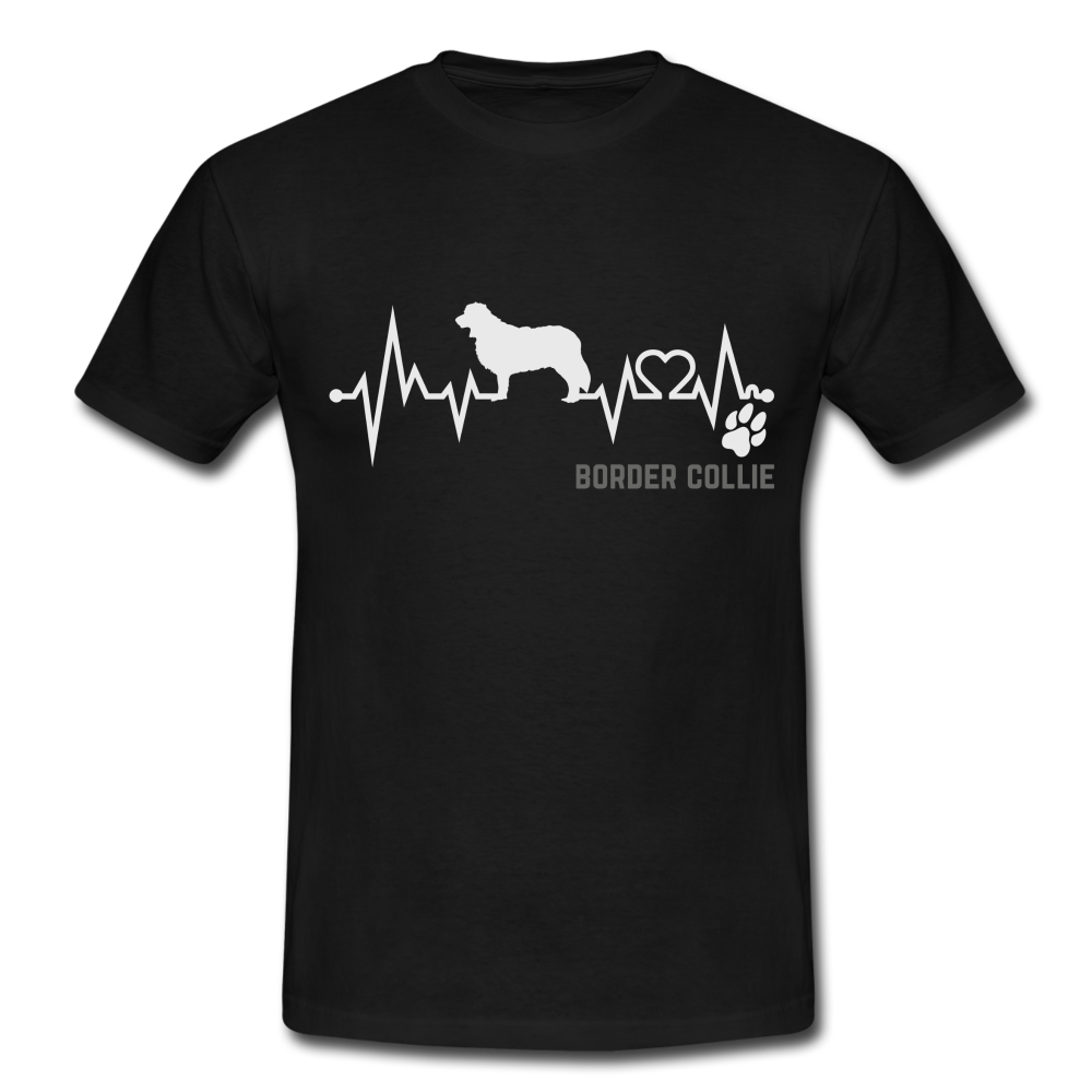 Hundeliebhaber Border Collie T-Shirt - Schwarz