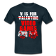 Gamer Valentinstag V Is For Videogames Gaming T-Shirt - Navy