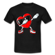 Valentinstag Tanzendes Herz Dabbing Heart T-Shirt - Schwarz