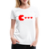 Retro Gaming Valentinstag Herzen Vintage Games Frauen Premium T-Shirt - Weiß