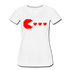 Retro Gaming Valentinstag Herzen Vintage Games Frauen Premium T-Shirt - Weiß