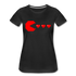 Retro Gaming Valentinstag Herzen Vintage Games Frauen Premium T-Shirt - Schwarz