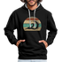 Retro Surfen Retro Sonne 80's Style Hoodie - Schwarz/Grau meliert