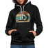 Retro Surfen Retro Sonne 80's Style Hoodie - Schwarz/Grau meliert