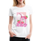 Japanisch Retro Erdbeermilch Strawberry Milk Frauen Premium T-Shirt - Weiß