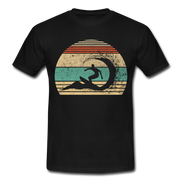 Retro Surfen Retro Sonne 80's Style T-Shirt - Schwarz