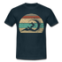 Retro Surfen Retro Sonne 80's Style T-Shirt - Navy