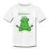 Yoga Frosch Ohmmm Lustiges Kinder Premium T-Shirt - Weiß