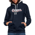 Camping Womo Wohnmobil Retro Style Camper Hoodie - Navy/Grau meliert