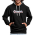 Camping Womo Wohnmobil Retro Style Camper Hoodie - Schwarz/Grau meliert