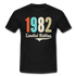 40. Geburtstag Geschenk T-Shirt Geboren 1982 Limited Edition - Schwarz