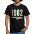 40. Geburtstag Geschenk T-Shirt Geboren 1982 Limited Edition - Schwarz