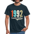 30. Geburtstag Geschenk T-Shirt Geboren 1992 Limited Edition - Navy