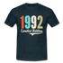 30. Geburtstag Geschenk T-Shirt Geboren 1992 Limited Edition - Navy