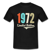 50. Geburtstag Geschenk T-Shirt Geboren 1972 Limited Edition - Schwarz