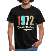 50. Geburtstag Geschenk T-Shirt Geboren 1972 Limited Edition - Schwarz