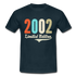 20. Geburtstag Geschenk T-Shirt Geboren 2002 Limited Edition - Navy