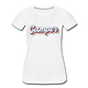 Camping Womo Wohnmobil Retro Style Camper Frauen Premium T-Shirt - Weiß