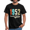 70. Geburtstag Geschenk T-Shirt Geboren 1952 Limited Edition - Schwarz